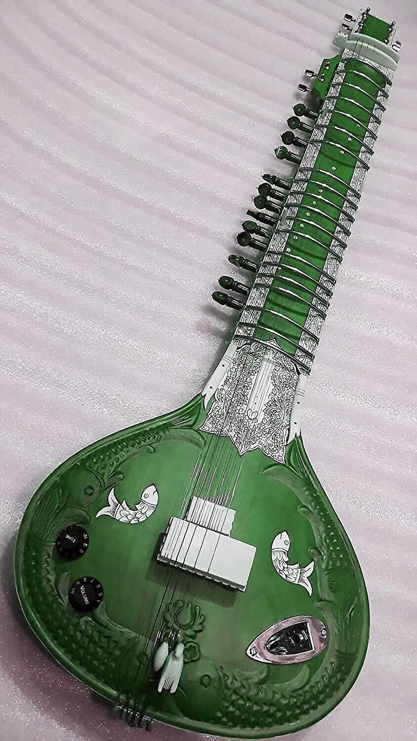 Professional String Electric Sitar (Made with ORIGINAL Tun Wood)